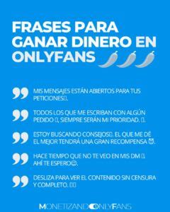 50 ideas y ejemplos de frases para OnlyFans en tus publicaciones